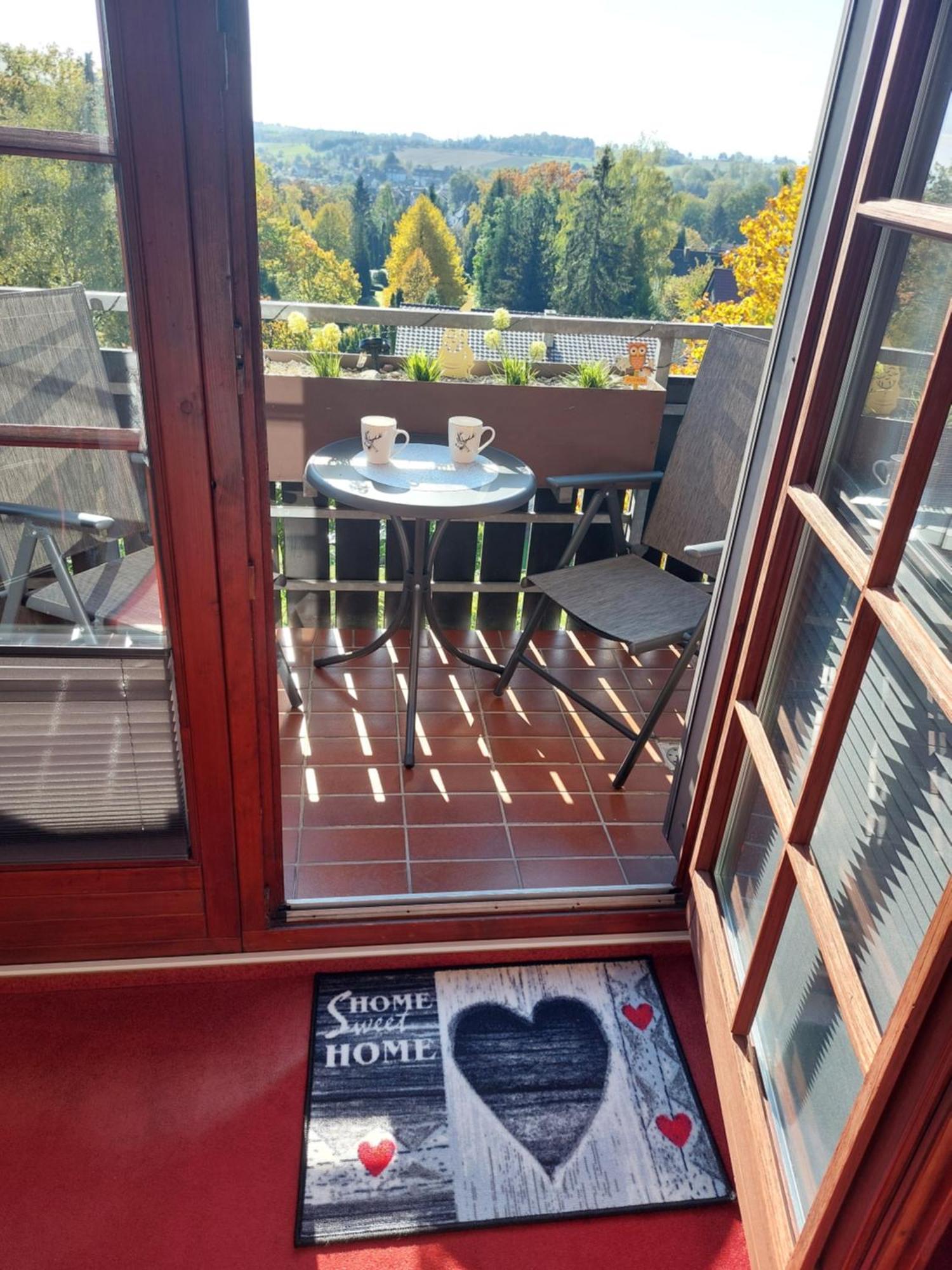 Ferienwohnung Gipfelglueck Mit Fernblick Und Strandkorb Bad Sachsa Exterior foto